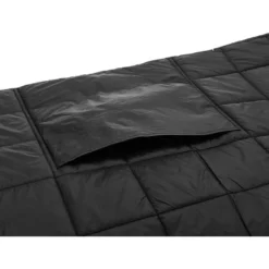 CAMPZ Travel Blanket black -Sleeping Bag & Pad Accessories Shop campz loft travel blanket black white 3
