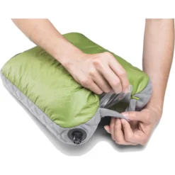 Cocoon Air-Core Pillow Ultralight 28x38cm wasabi/grey -Sleeping Bag & Pad Accessories Shop cocoon air core ultralight pillow wasabi grey 3