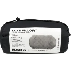 Klymit Luxe Pillow grey -Sleeping Bag & Pad Accessories Shop klymit luxe pillow grey 5