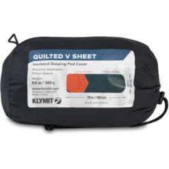 Klymit Quilted V Sheet red/grey -Sleeping Bag & Pad Accessories Shop klymit quilted v sheet red grey 6