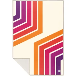 Rumpl Cozyhemp Blanket retro sunrise