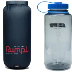 Rumpl Solid Nanoloft Puffy Blanket Travel deepwater -Sleeping Bag & Pad Accessories Shop rumpl nanoloft blanket deepwater 3