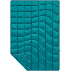 Rumpl Nanoloft Puffy Blanket 1 Person harbor blue