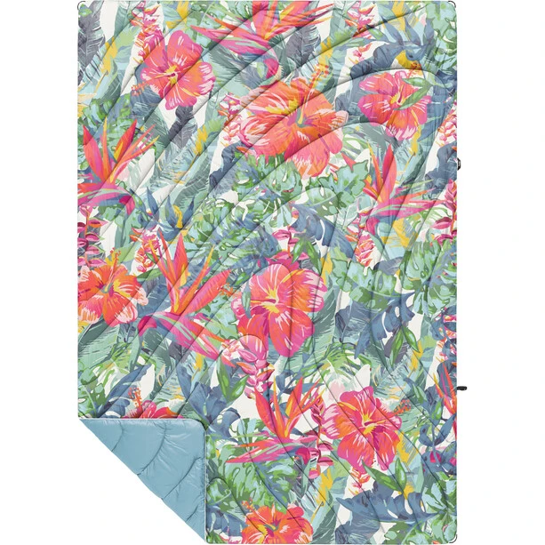 Rumpl Original Puffy Printed Blanket 1 Person hibiscus rosa 3 Rumpl Original Puffy Printed Blanket 1 Person hibiscus rosa