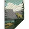 Rumpl Original Puffy Printed Blanket 1 Person rocky mountain