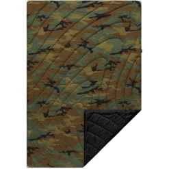 Rumpl Original Puffy Printed Blanket 1 Person woodland camo