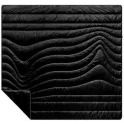 Rumpl Original Puffy Solid Blanket 2 Persons black