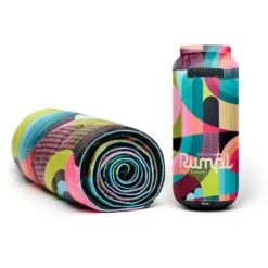 Rumpl Printed Nanoloft Puffy Blanket 1 Person chromatic voyage-jessie & katey -Sleeping Bag & Pad Accessories Shop rumpl printed nanoloft puffy blanket 1 person chromatic voyage jessie katey 3