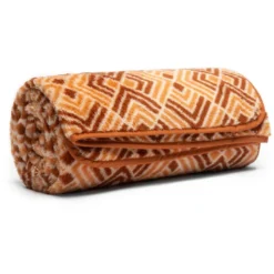 Rumpl Printed Sherpa Fleece Blanket kaleidoscope clay -Sleeping Bag & Pad Accessories Shop rumpl printed sherpa fleece blanket kaleidoscope clay 2