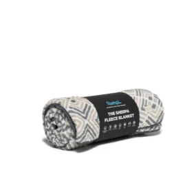 Rumpl Printed Sherpa Fleece Blanket kaleidoscope stone -Sleeping Bag & Pad Accessories Shop rumpl printed sherpa fleece blanket kaleidoscope stone 4
