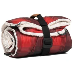 Rumpl Printed Sherpa Puffy Blanket Youth ombre plaid -Sleeping Bag & Pad Accessories Shop rumpl printed sherpa puffy blanket youth ombre plaid 2