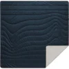 Rumpl Solid Sherpa Puffy Blanket 2 Persons deepwater