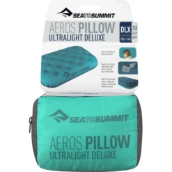 Sea to Summit Aeros Ultralight Pillow Deluxe sea foam 13 Sea to Summit Aeros Ultralight Pillow Deluxe sea foam -Sleeping Bag & Pad Accessories Shop sea to summit aeros ultralight kissen deluxe sea foam 6